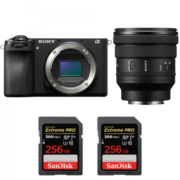 Sony A6700 + FE PZ 16-35mm f/4 G + 2 SanDisk 256GB Extreme PRO UHS-II SDXC 300 MB/s-1