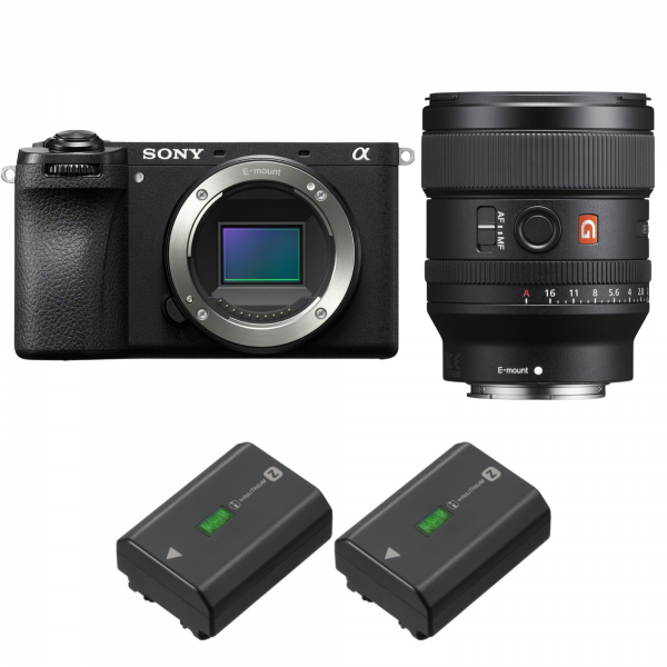 Sony A6700 + FE 24mm f/1.4 GM + 2 Sony NP-FZ100-1