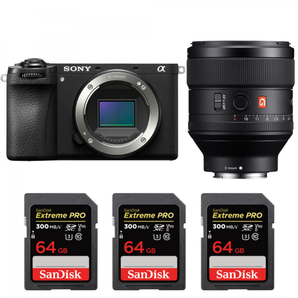 Sony A6700 + FE 85mm f/1.4 GM + 3 SanDisk 64GB Extreme PRO UHS-II SDXC 300 MB/s-1