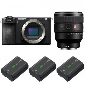 Sony A6700 + FE 50mm f/1.4 GM + 3 Sony NP-FZ100-1