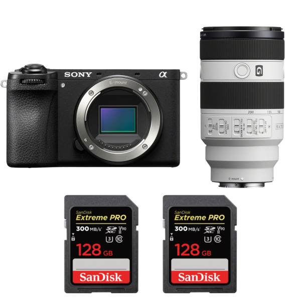 Sony A6700 + FE 70-200mm f/4 Macro G OSS II + 2 SanDisk 128GB Extreme PRO UHS-II SDXC 300 MB/s-1