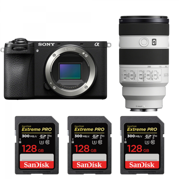 Sony A6700 + FE 70-200mm f/4 Macro G OSS II + 3 SanDisk 128GB Extreme PRO UHS-II SDXC 300 MB/s-1