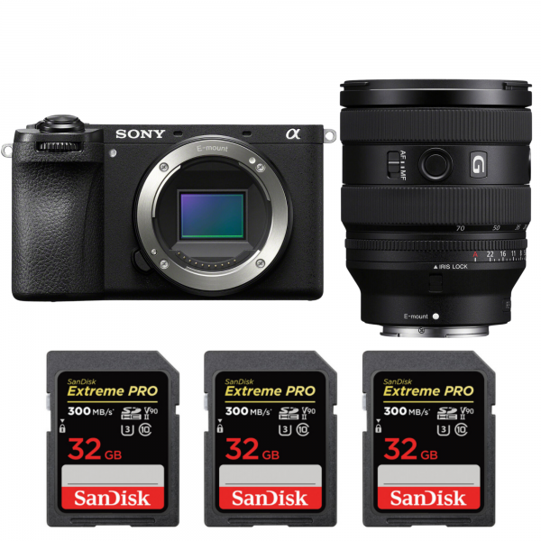 Sony A6700 + FE 20-70mm f/4 G + 3 SanDisk 32GB Extreme PRO UHS-II SDXC 300 MB/s-1