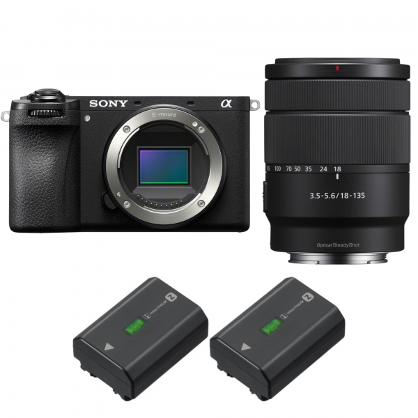 Sony A6700 + 18-135mm f/3.5-5.6 OSS + 2 Sony NP-FZ100-1