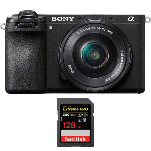 Sony A6700 + 16-50mm f/3.5-5.6 OSS + 1 SanDisk 128GB Extreme PRO UHS-II SDXC 300 MB/s-1