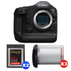 Canon EOS R1 + 2 SanDisk 64GB Extreme PRO CFexpress Type B + 3 Canon LP-E19-1
