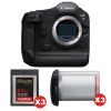 Canon EOS R1 + 3 SanDisk 64GB Extreme PRO CFexpress Type B + 3 Canon LP-E19-1