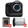 Canon EOS R1 + 3 SanDisk 128GB Extreme PRO CFexpress Type B + 3 Canon LP-E19-1