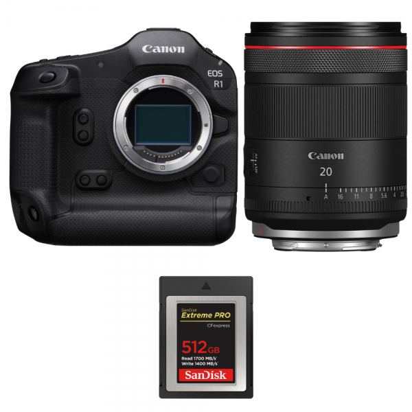 Canon EOS R1 + RF 20mm f/1.4 L VCM + 1 SanDisk 512GB Extreme PRO CFexpress Type B-1
