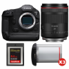 Canon EOS R1 + RF 20mm f/1.4 L VCM + 1 SanDisk 64GB Extreme PRO CFexpress Type B + 3 Canon LP-E19-1
