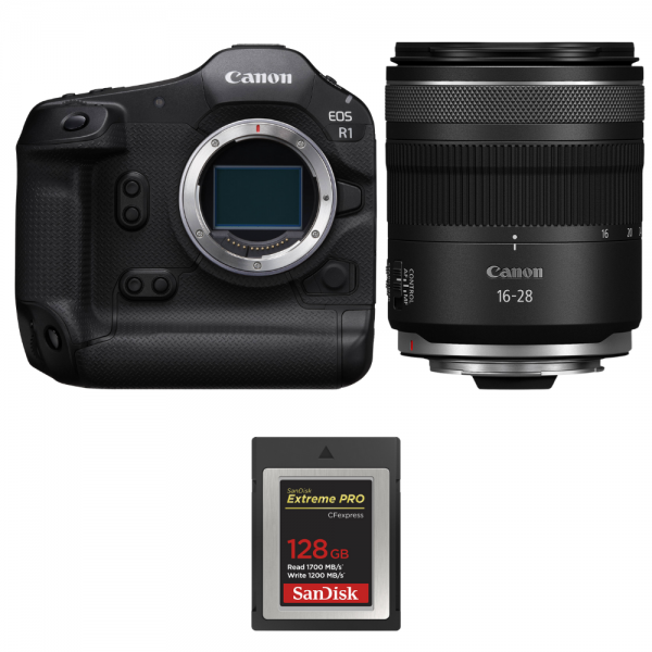 Canon EOS R1 + RF 16-28mm f/2.8 IS STM + 1 SanDisk 128GB Extreme PRO CFexpress Type B-1