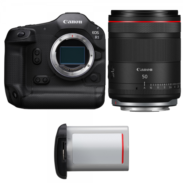 Canon EOS R1 + RF 50mm f/1.4 L VCM + Canon LP-E19-1