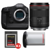 Canon EOS R1 + RF 24mm f/1.4 L VCM + 3 SanDisk 128GB Extreme PRO CFexpress Type B + Canon LP-E19-1