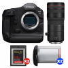 Canon EOS R1 + RF 70-200mm f/2.8 L IS USM Z Negro + 3 SanDisk 128GB Extreme PRO CFexpress Type B + 2 Canon LP-E19-1