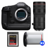 Canon EOS R1 + RF 70-200mm f/2.8 L IS USM Z Negro + 1 SanDisk 256GB Extreme PRO CFexpress Type B + 2 Canon LP-E19-1