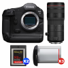 Canon EOS R1 + RF 70-200mm f/2.8 L IS USM Z Black + 2 SanDisk 512GB Extreme PRO CFexpress Type B + 3 Canon LP-E19-1