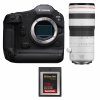 Canon EOS R1 + RF 70-200mm f/2.8 L IS USM Z Blanco + 1 SanDisk 128GB Extreme PRO CFexpress Type B-1