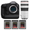 Canon EOS R1 + RF 70-200mm f/2.8 L IS USM Z Blanco + 3 SanDisk 128GB Extreme PRO CFexpress Type B-1