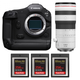 Canon EOS R1 + RF 70-200mm f/2.8 L IS USM Z White + 3 SanDisk 256GB Extreme PRO CFexpress Type B-1