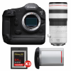 Canon EOS R1 + RF 70-200mm f/2.8 L IS USM Z White + 3 SanDisk 64GB Extreme PRO CFexpress Type B + Canon LP-E19-1