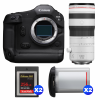 Canon EOS R1 + RF 70-200mm f/2.8 L IS USM Z Blanco + 2 SanDisk 256GB Extreme PRO CFexpress Type B + 2 Canon LP-E19-1