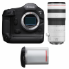 Canon EOS R1 + RF 70-200mm f/2.8 L IS USM Z Blanco + Canon LP-E19-1