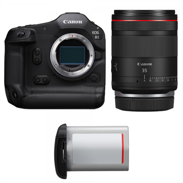 Canon EOS R1 + RF 35mm f/1.4 L VCM + Canon LP-E19-1