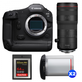 Canon EOS R1 + RF 24-105mm f/2.8 L IS USM Z + 1 SanDisk 64GB Extreme PRO CFexpress Type B + 2 Canon LP-E19-1