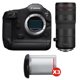 Canon EOS R1 + RF 24-105mm f/2.8 L IS USM Z + 3 Canon LP-E19-1