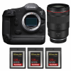 Canon EOS R1 + RF 135mm f/1.8 L IS USM + 3 SanDisk 128GB Extreme PRO CFexpress Type B-1