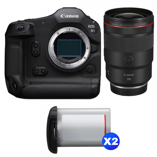 Canon EOS R1 + RF 135mm f/1.8 L IS USM + 2 Canon LP-E19-1