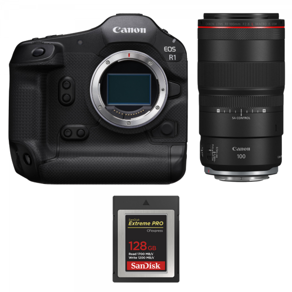 Canon EOS R1 + RF 100mm f/2.8 L Macro IS USM + 1 SanDisk 128GB Extreme PRO CFexpress Type B-1
