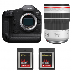 Canon EOS R1 + RF 70-200mm f/4 L IS USM + 2 SanDisk 128GB Extreme PRO CFexpress Type B-1