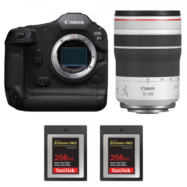 Canon EOS R1 + RF 70-200mm f/4 L IS USM + 2 SanDisk 256GB Extreme PRO CFexpress Type B-1