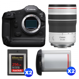 Canon EOS R1 + RF 70-200mm f/4 L IS USM + 2 SanDisk 256GB Extreme PRO CFexpress Type B + 2 Canon LP-E19-1