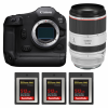 Canon EOS R1 + RF 70-200mm f/2.8 L IS USM + 3 SanDisk 512GB Extreme PRO CFexpress Type B-1