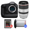 Canon EOS R1 + RF 70-200mm f/2.8 L IS USM + 3 SanDisk 128GB Extreme PRO CFexpress Type B + 2 Canon LP-E19-1