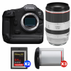 Canon EOS R1 + RF 70-200mm f/2.8 L IS USM + 2 SanDisk 64GB Extreme PRO CFexpress Type B + 3 Canon LP-E19-1