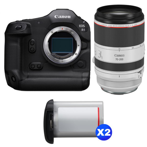 Canon EOS R1 + RF 70-200mm f/2.8 L IS USM + 2 Canon LP-E19-1