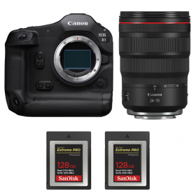 Canon EOS R1 + RF 24-70mm f/2.8 L IS USM + 2 SanDisk 128GB Extreme PRO CFexpress Type B-1