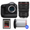Canon EOS R1 + RF 24-70mm f/2.8 L IS USM + 1 SanDisk 64GB Extreme PRO CFexpress Type B + 2 Canon LP-E19-1