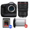 Canon EOS R1 + RF 24-70mm f/2.8 L IS USM + 2 SanDisk 64GB Extreme PRO CFexpress Type B + 3 Canon LP-E19-1