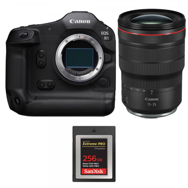 Canon EOS R1 + RF 15-35mm f/2.8 L IS USM + 1 SanDisk 256GB Extreme PRO CFexpress Type B-1