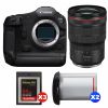 Canon EOS R1 + RF 15-35mm f/2.8 L IS USM + 3 SanDisk 64GB Extreme PRO CFexpress Type B + 2 Canon LP-E19-1