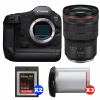 Canon EOS R1 + RF 15-35mm f/2.8 L IS USM + 2 SanDisk 64GB Extreme PRO CFexpress Type B + 3 Canon LP-E19-1