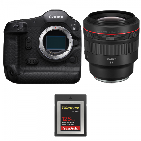 Canon EOS R1 + RF 85mm f/1.2 L USM + 1 SanDisk 128GB Extreme PRO CFexpress Type B-1