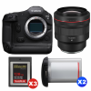 Canon EOS R1 + RF 85mm f/1.2 L USM + 3 SanDisk 128GB Extreme PRO CFexpress Type B + 2 Canon LP-E19-1