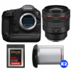 Canon EOS R1 + RF 85mm f/1.2 L USM + 1 SanDisk 512GB Extreme PRO CFexpress Type B + 2 Canon LP-E19-1