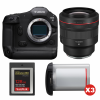 Canon EOS R1 + RF 85mm f/1.2 L USM + 1 SanDisk 128GB Extreme PRO CFexpress Type B + 3 Canon LP-E19-1