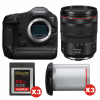 Canon EOS R1 + RF 24-105mm f/4 L IS USM + 3 SanDisk 512GB Extreme PRO CFexpress Type B + 3 Canon LP-E19-1